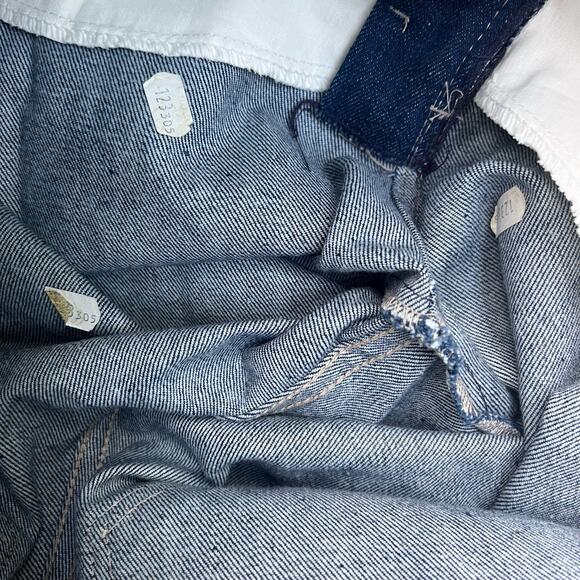 80s Oscar De La Renta High Rise Straight Leg Jeans Deadstock NWT 26"x37.5" - Picture 8 of 9